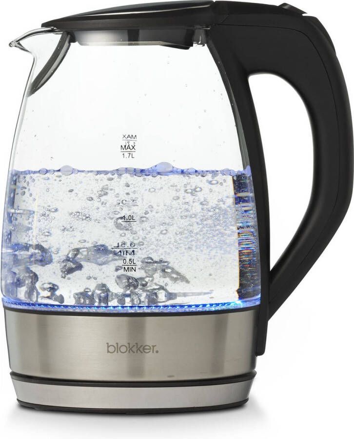 Blokker waterkoker BL-10001 Glas 1 7 liter