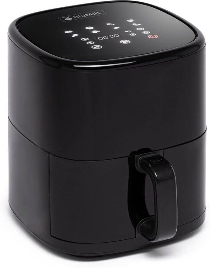 BluMill Digitale Airfryer 8 Programma's Touchscreen Display Timer met Crispplaat 5 liter Wifi & Gratis App - Foto 2