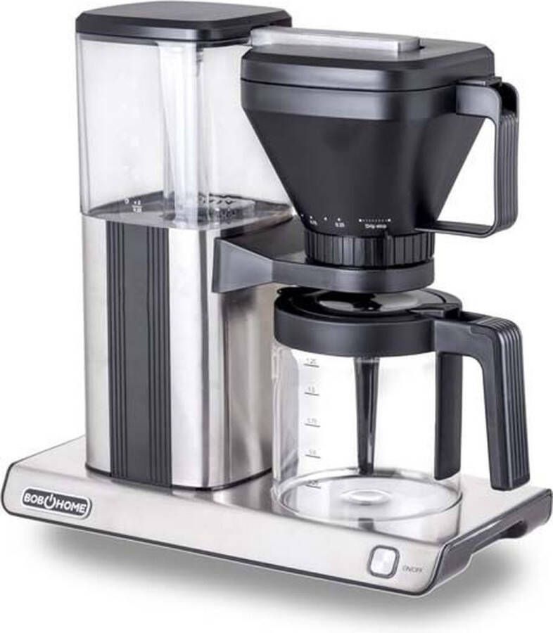 Bob Home Koffiezetapparaat Zwart Zilver Filterkoffie