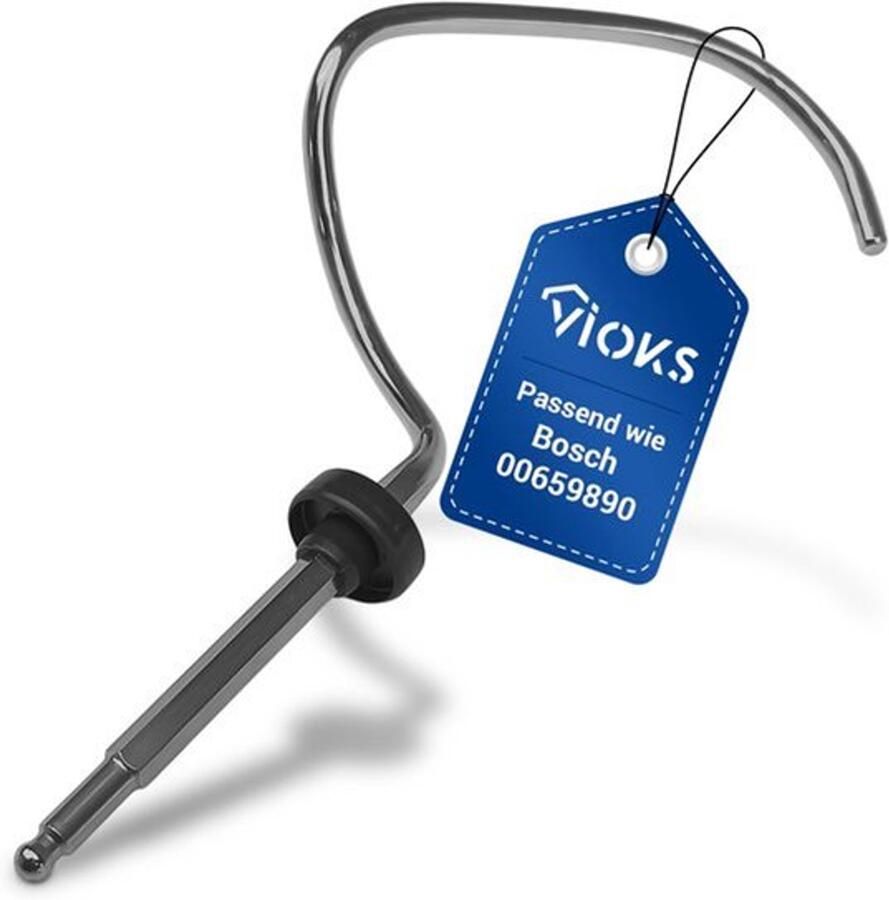 Bodeeghaak vervanging voor 659890 roerhaak roeropzetstuk kneedgereedschap keukenmachine roergereedschap keukenmachine racket roerinzetstuk accessoires voor MUM 5