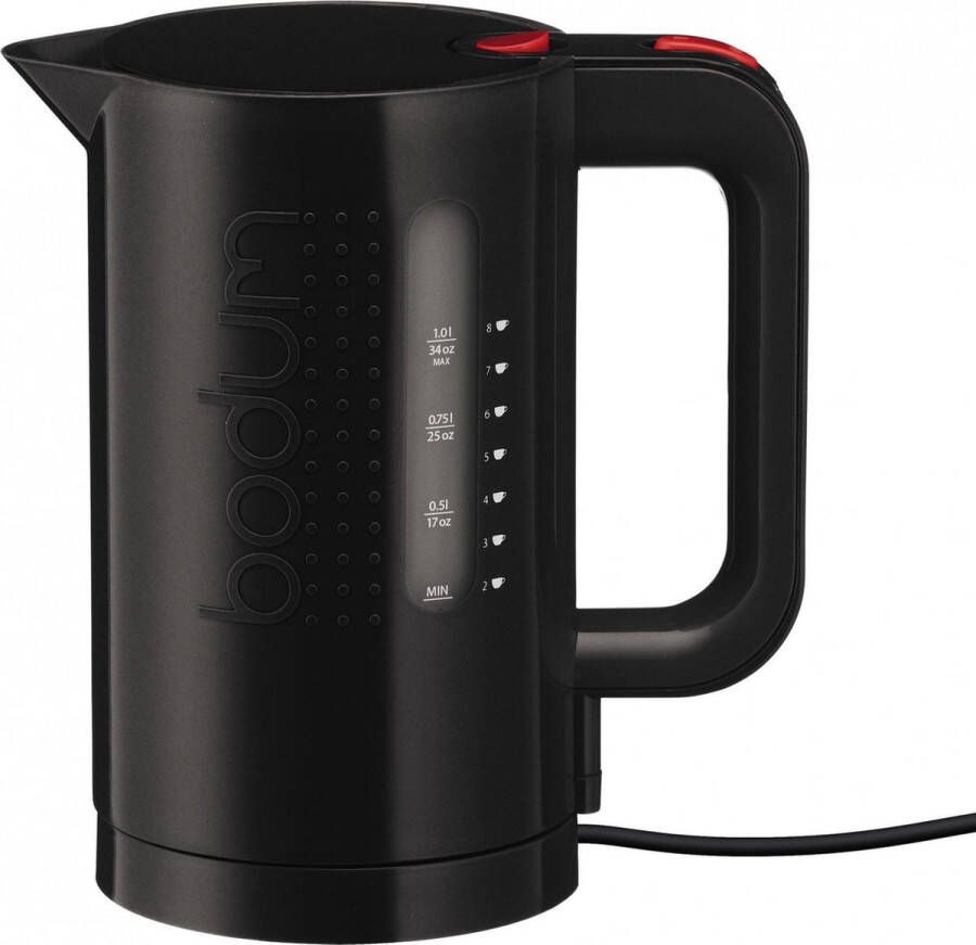 Bodum Bistro electrische waterkoker 1 liter zwart