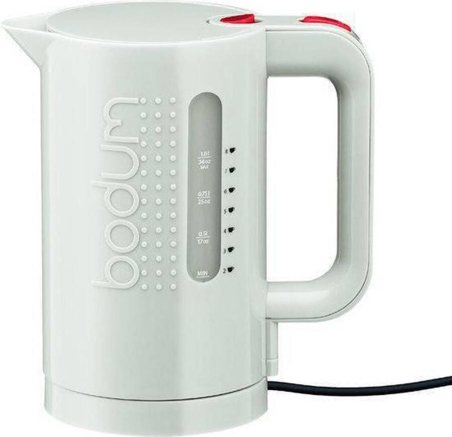 Bodum Waterkoker Bistro waterindicator gebroken wit 1 liter