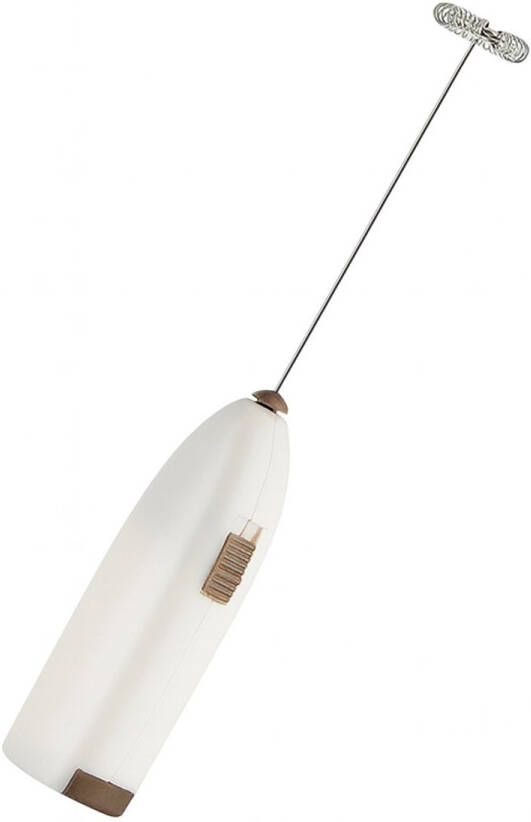 Boeste Elektrische Melkopschuimer – Duurzaam Compact & Ergonomisch Ontwerp Wit