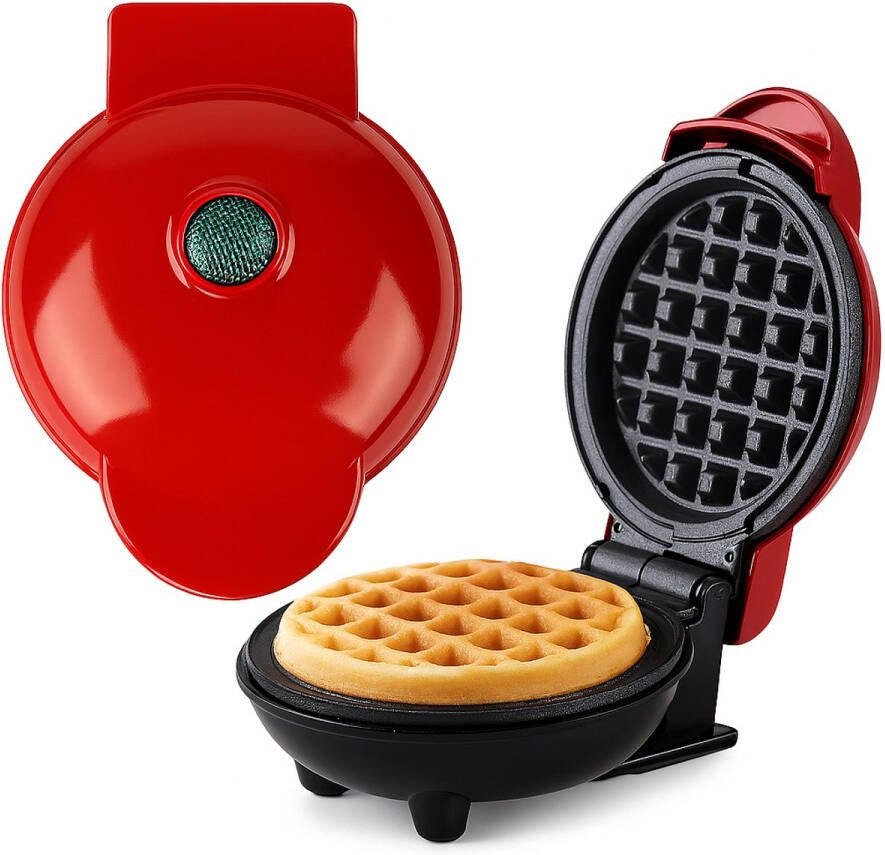 Boeste Mini Wafelmaker – Duurzaam Compact & Antiaanbaklaag voor Dagelijks Gebruik