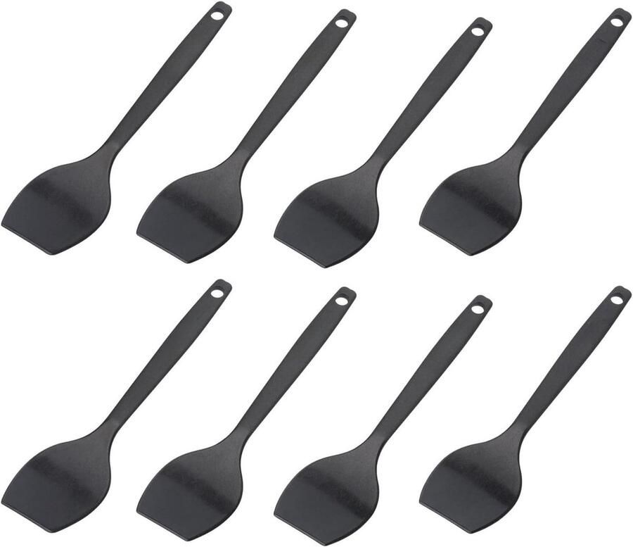 BOG Gourmetta Raclette Mini-Spatels (8-Delig) – Zwart 16.6 Cm