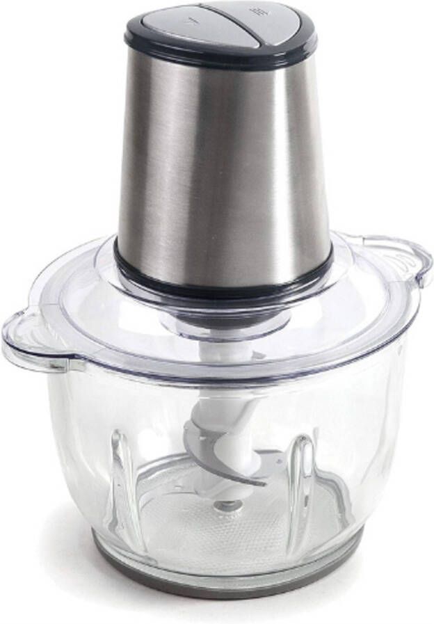 PEAM Elektrische Hakmolen Glas Grijs Estandar Krachtige Keukenhulp Voor Snel En Makkelijk Malen