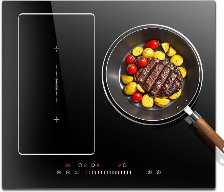 BOG Inductiekookplaat 3 Platen Vrijstaand Energiezuinig Compact Design Voor Keuken En Appartement