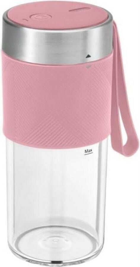 BOG Küchenminis Mix On The Go 300 Ml Mini Mixer To Go USB Mixer Smoothie Maker Oplaadbare Persoonlijke Blender Draagbare Mixer Voor Smoothies Shakes Roze