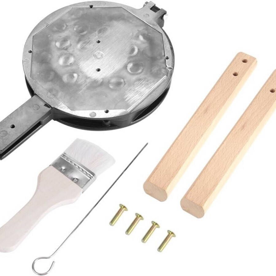 BOG Wafelijzer Ei Bubble Bakken Pan Tool – Voor Thuis En Commercieel Gebruik – Keuken Anti-Aanbak Met Vaste Beugel – Grote DIY Geschenken