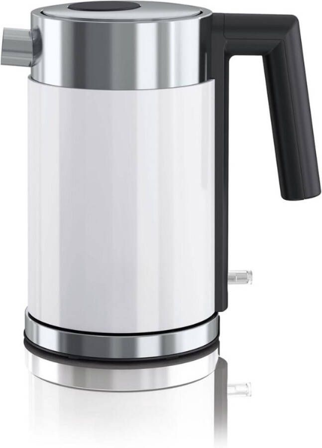 BOG Waterkoker 1 Liter Roestvrijstaal Compact En Energiezuinig Snelkookfunctie Wit Energieklasse A+