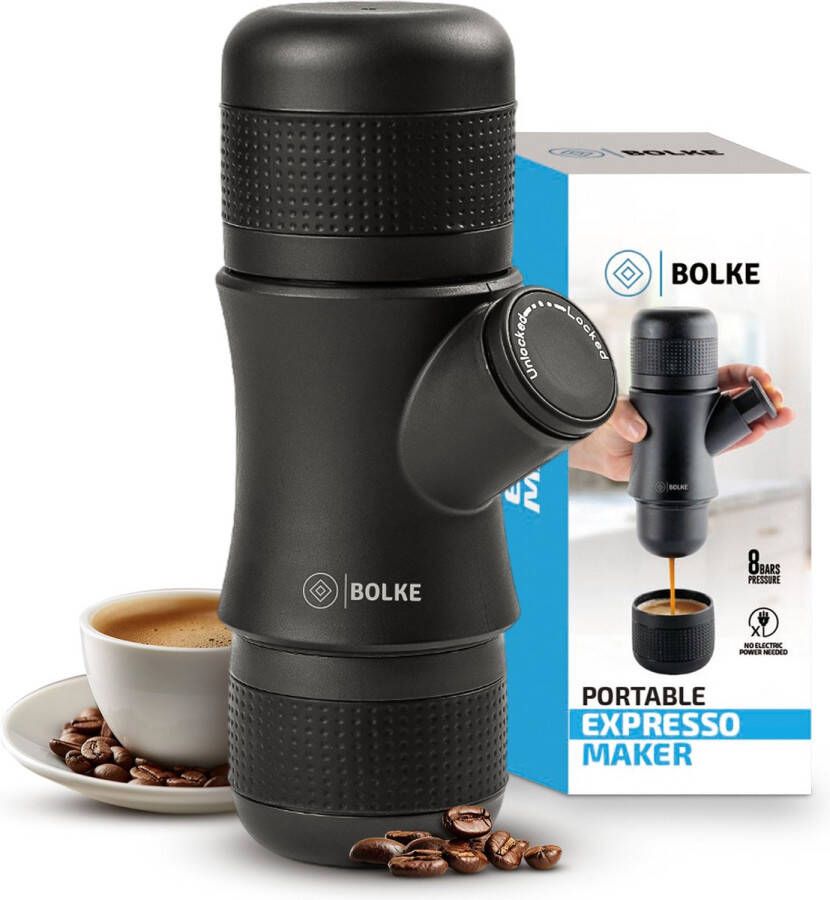 Bolke camping koffiezetapparaat draagbare koffiemachine draagbare espressomachine camping koffiezetter makkelijk in gebruik portable coffee maker