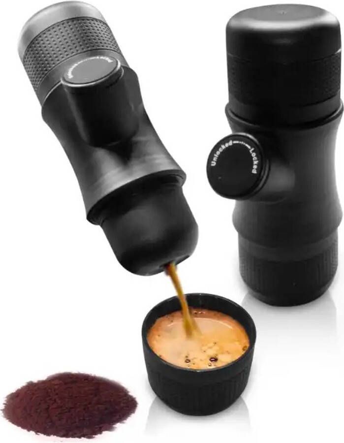 Bolke camping koffiezetapparaat draagbare koffiemachine draagbare espressomachine camping koffiezetter makkelijk in gebruik portable coffee maker - Foto 2