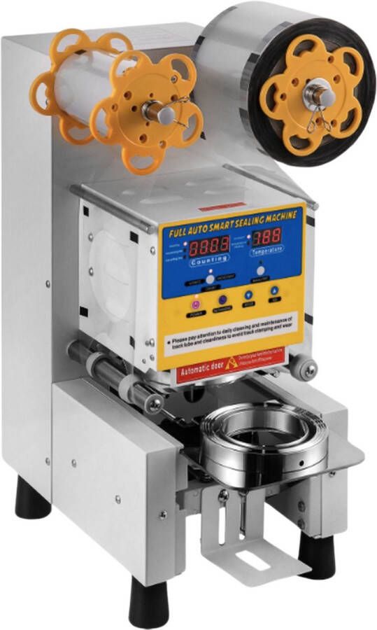 Bolt Edge Cup Sealing Machine Seal apparaat 220V 450W Afdichtmachine voor Bekers 10-200mm