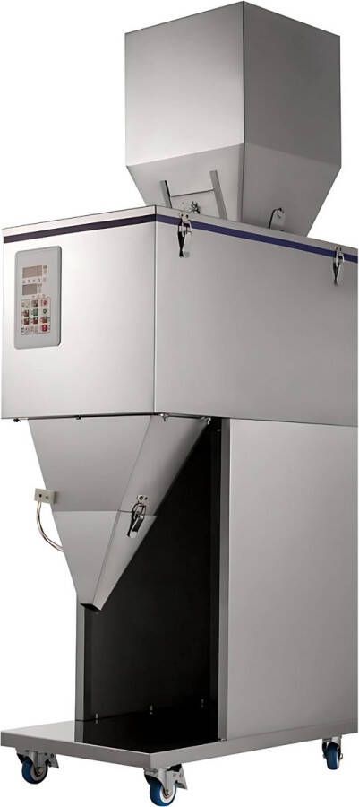 Professionele Vulmachine Poeder Keuken Fijn maler Pneumatisch Twee Uitgangen 100-1000ML RVS