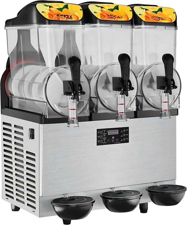 Bolt Edge Slushy Machine slush puppy maker- Ijsmachine- 1100W RVS Smoothiemaker Frozen Drink Maker 36L
