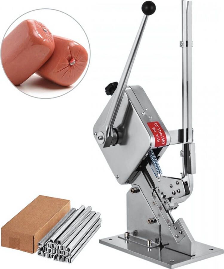 Bolt Edge Worstenvuller sluitemachine Worstmaker Clipper Handmatige Sealer 8000 Stuks Clips Voor Verpakking