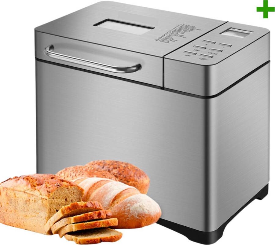 Bolture Broodbakmachine Broodmachine 1000 gram 19 in 1 650W