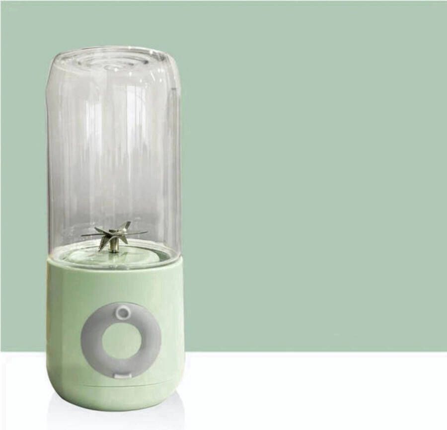 Bolture Mini Draagbare Blender 500ML Juicer USB Oplaadbaar Blender voor Onderweg Mini Groen