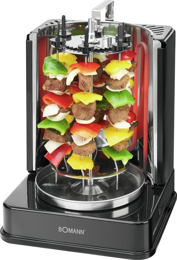 Bomann DVG 3006 CB Multigrill Shoarmagrill Kebab grill kippengrill