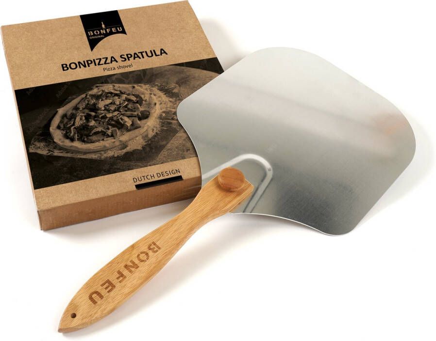 BonFeu BonPizza Spatula Pizzaschep voor BBQ rvs 65.5x35.5x1.5 cm