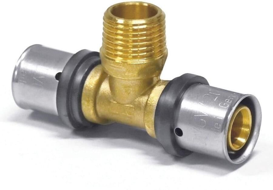 Boni-Shop Persfitting T-stuk 20 x 2 3 4 AG 20 x 2