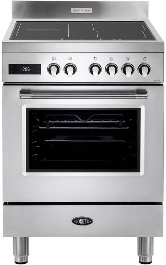Boretti CFBI604IX Inductie fornuis Grijs