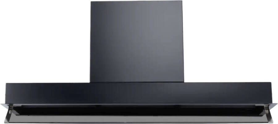 Boretti Inbouw afzuigkap DISCRET090 90cm 624m3 u LED-spots Zwarte vetfilters 49 59dB ZW