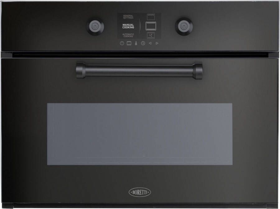 Boretti MLBC45ZW Bakoven + Magnetron 45cm 18 functies 40L TFT-Knob control ZW