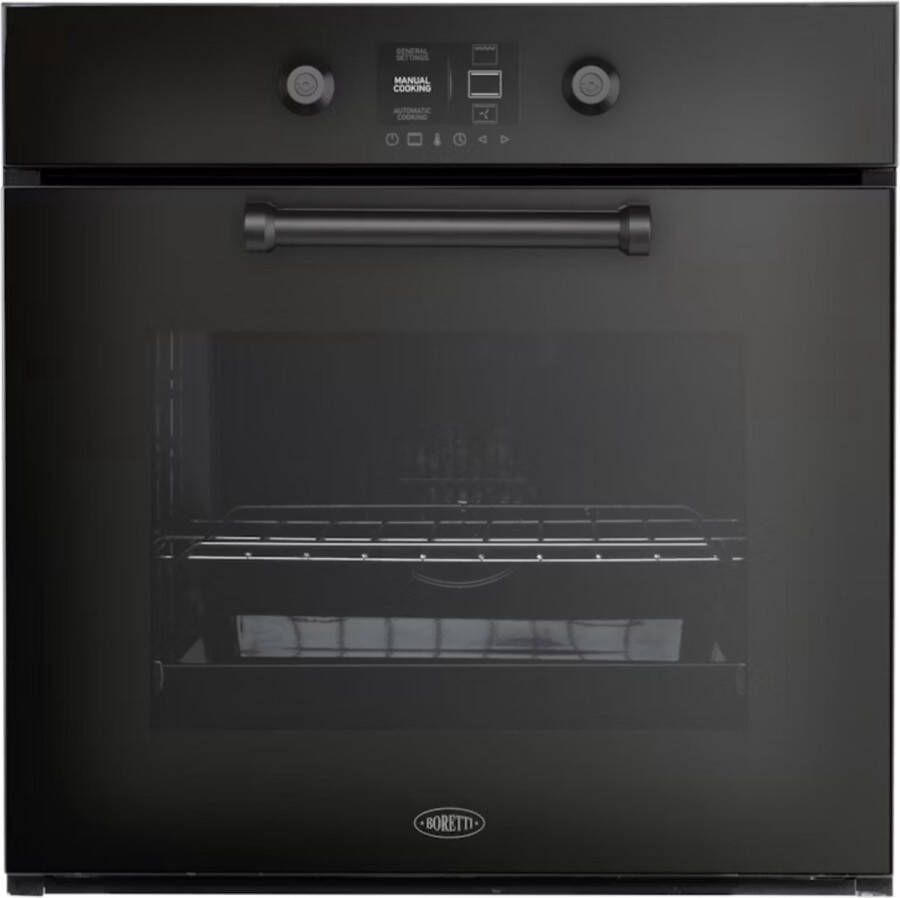 Boretti MLBX60ZW Bakoven 60cm 11 functies 65L TFT-Knob control ZW