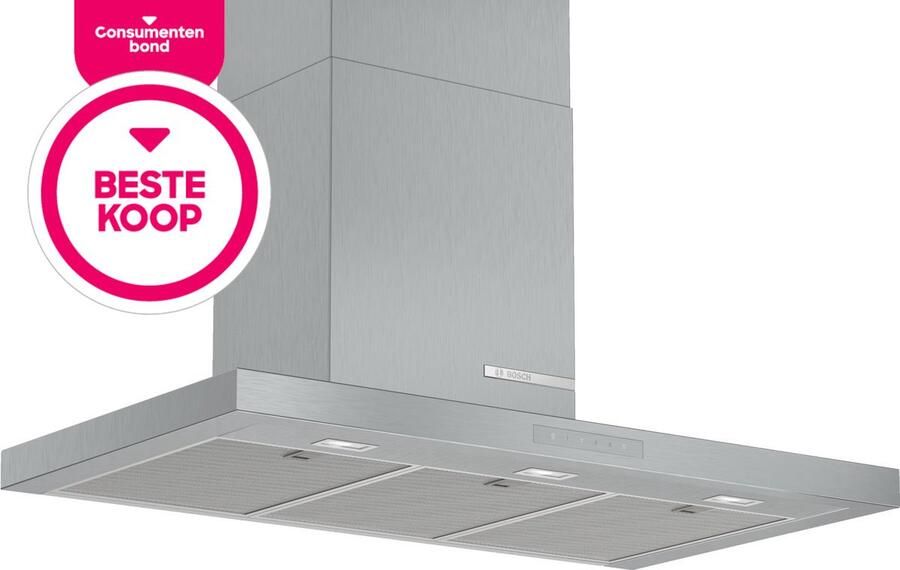 Bosch DWB97CM50 Serie 6 Afzuigkap Wandschouwkap 90 cm Zeer stil Energielabel A - Foto 8
