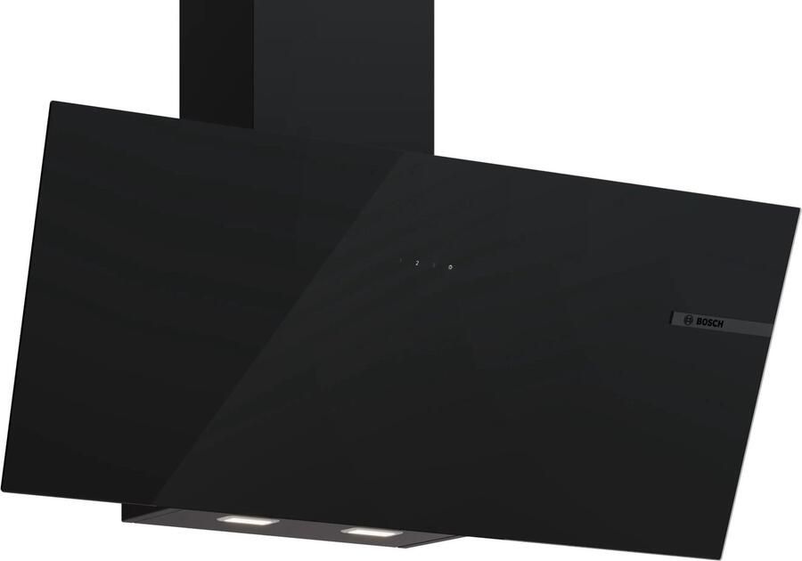 Bosch DWK95DF61 Serie 4 Afzuigkap Wandschouwkap 90 cm Zwart glas