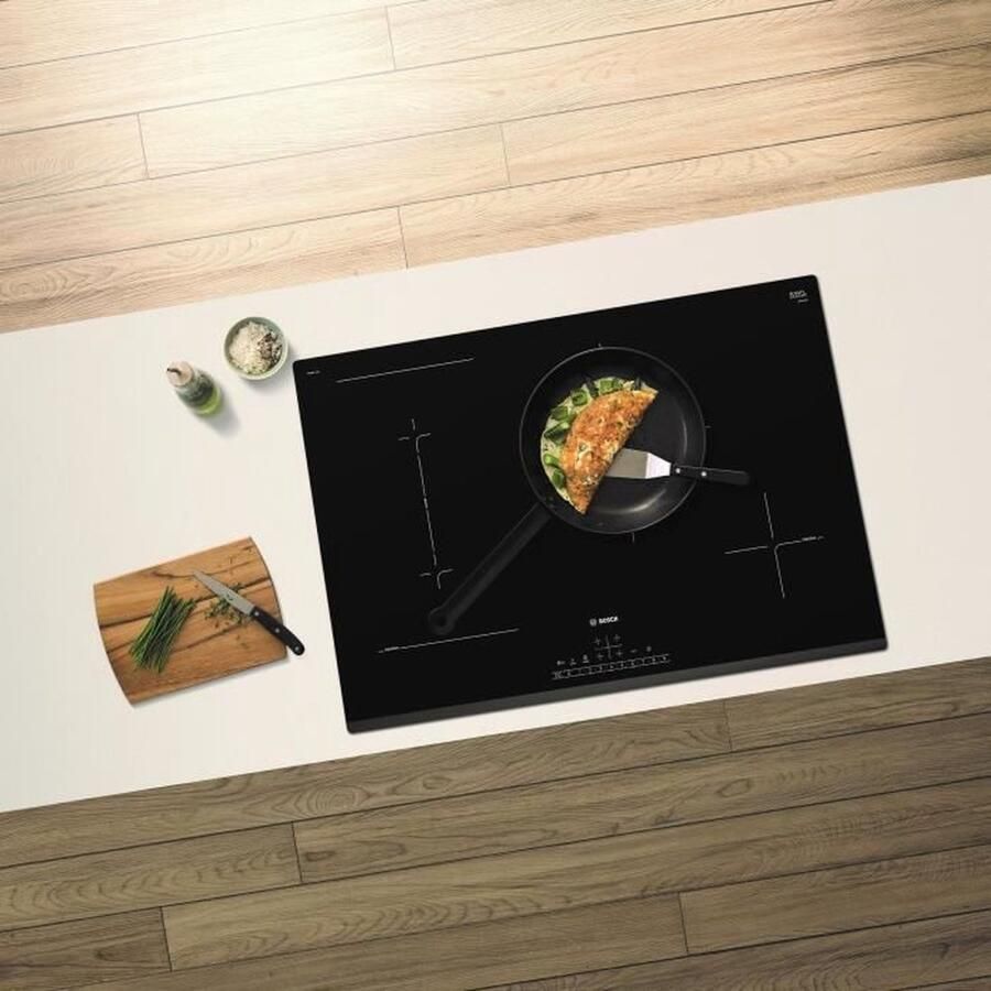 Bosch PVS831FC5E Inductietafel 4 branders 2200W Keramische kookplaat Zwart - Foto 2
