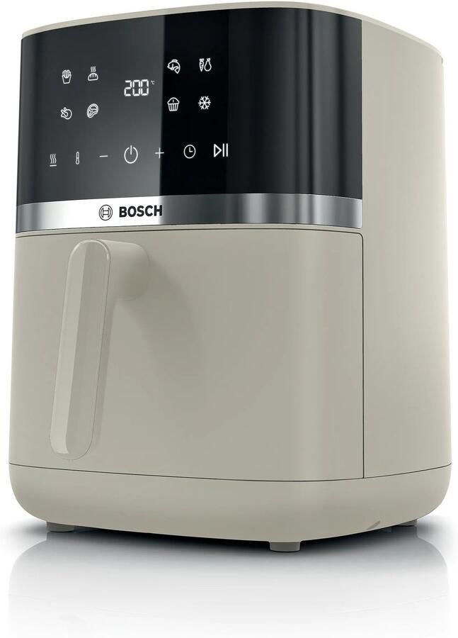 Bosch MAF462C0 Airfryer Serie 4 6 1L Ontdooifunctie Dual heating Warmhoudfunctie 7 programma's Tot 4 personen Dark cream