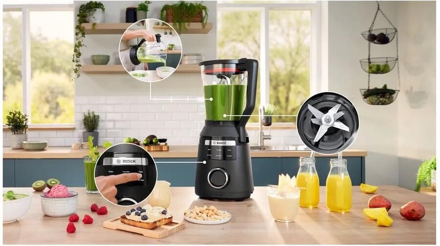 Bosch MMB6654B Serie 6 Blender Zwart