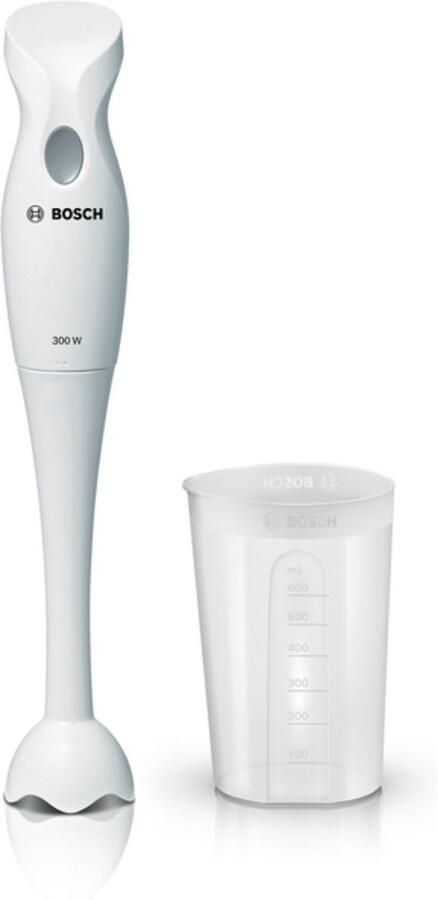 BOSCH Staafmixer MSM6B150 4 messen ergonomische grip mixbeker wit grijs