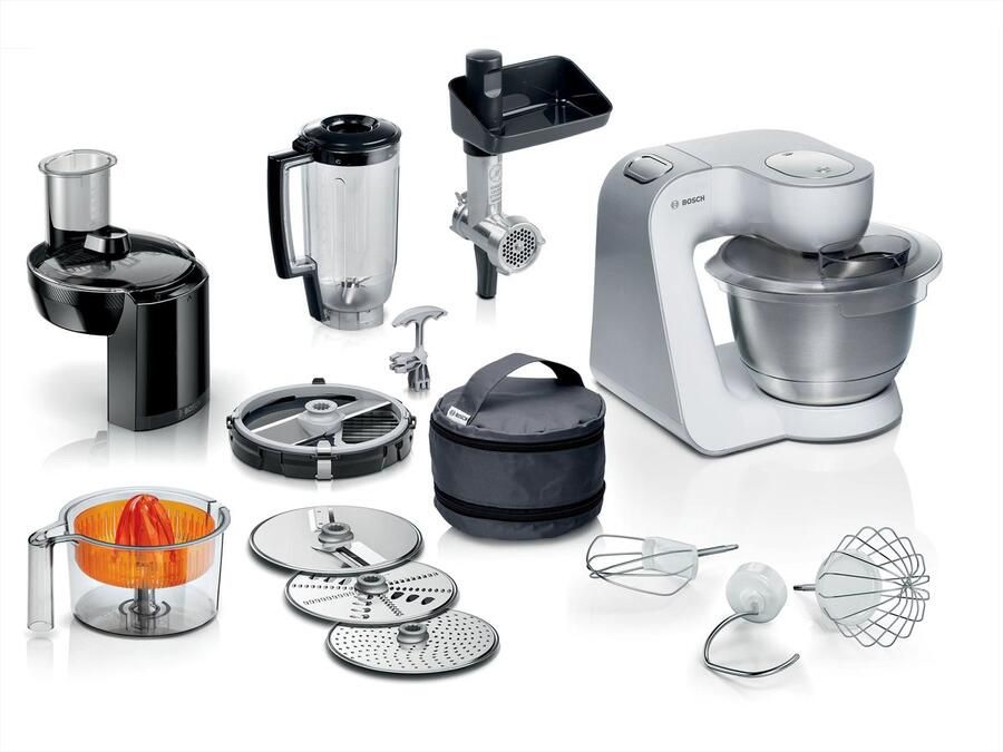 Bosch MUM 5 MUM58251 Serie 4 Keukenmachine 1000 W Wit Zilver