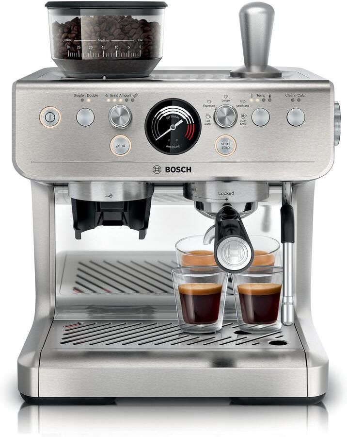 Bosch PFE401C3 Pistonmachine HomeCafé Serie 4 RVS