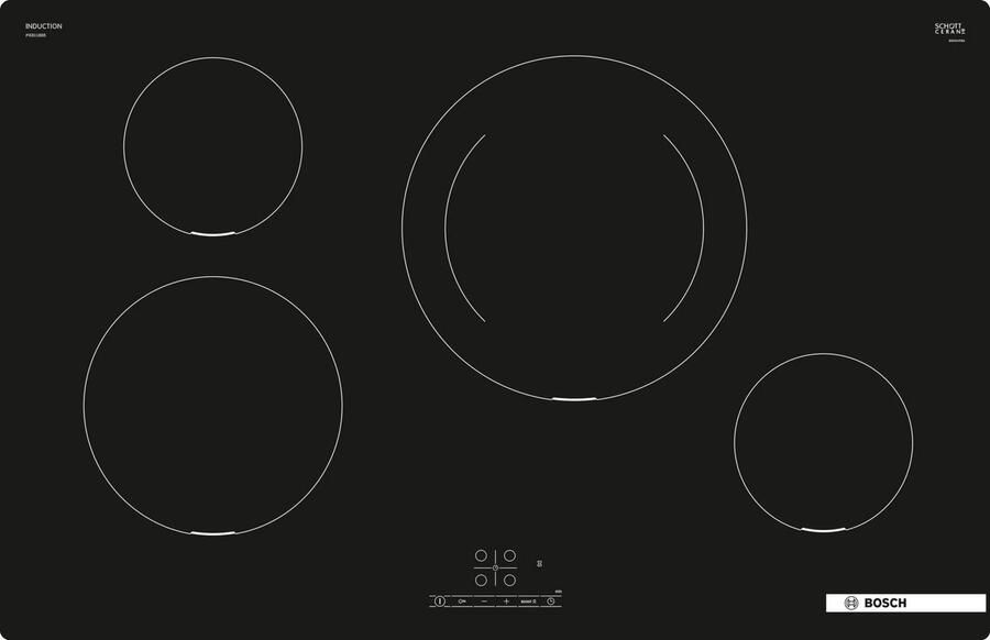 Bosch PIE811BB5E-1 Serie 4 Inductiekookplaat 80 cm Randloos + 3 Jaar Gratis Extra Garantie