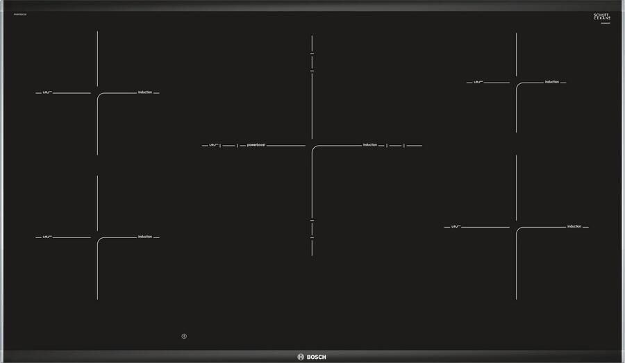 Bosch PIV975DC1E-1 Serie 8 Inbouw Inductiekookplaat Extra breed bedieningspaneel + 3 Jaar Gratis Extra Garantie