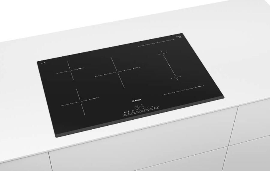 Bosch PVW831FC5E kookplaat Zwart Ingebouwd Inductiekookplaat zones 5 zone(s)