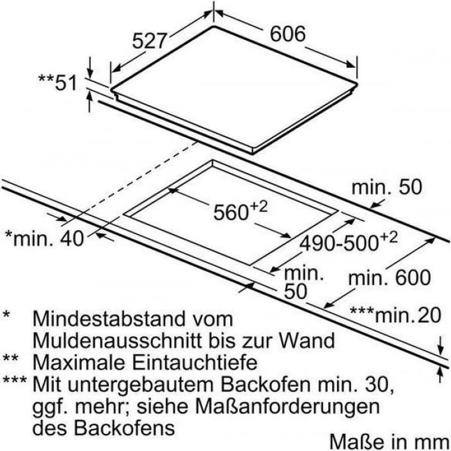 BOSCH Flex-inductiekookplaat van SCHOTT CERAN PXX675DC1E PerfectFry-sensor voor automatische temperatuurbewaking