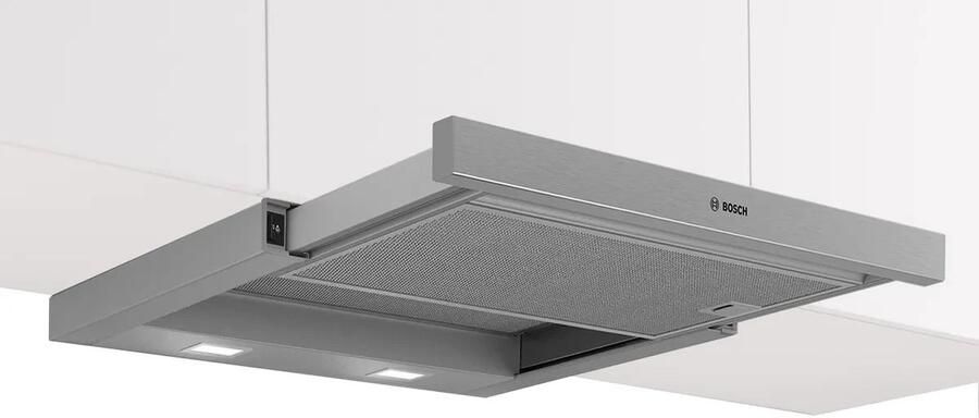 Bosch DFM064W55 Serie 2 Afzuigkap Vlakscherm 60 cm 68 dB Metallic silver Led verlichting