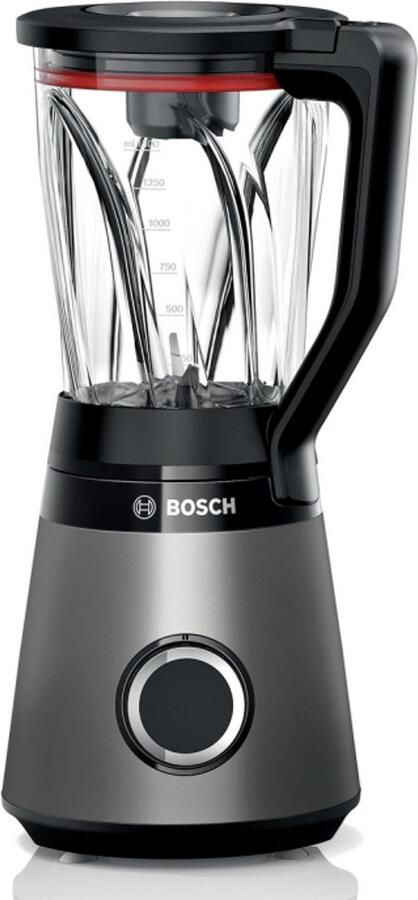 Bosch Serie 4 MMB4151S blender 1 5 l Blender voor op aanrecht 1200 W Zwart Grafiet Transparant