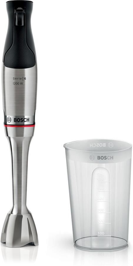 Bosch Serie 6 MSM6M810 ErgoMaster Staafmixer 1200W RVS Inclusief maatbeker
