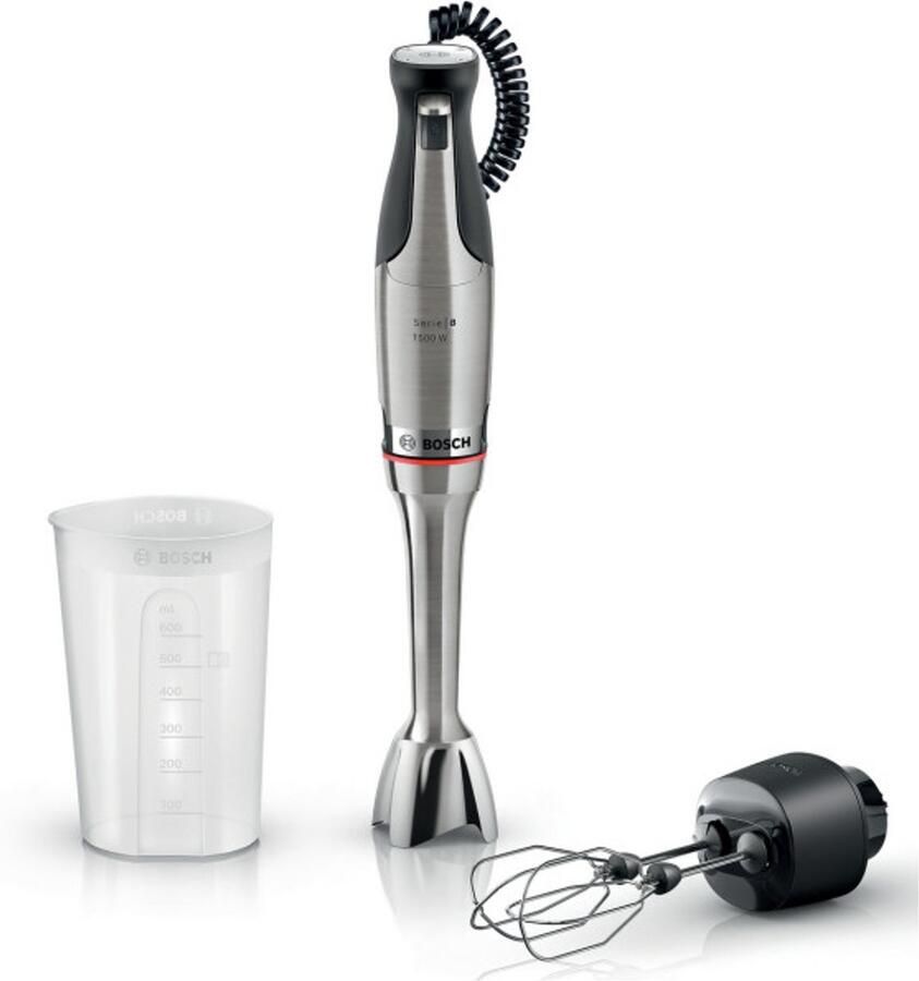 Bosch MSM8M914 Serie 8 Staafmixer ErgoMaster 1500 W Roestvrij staal MSM8M914