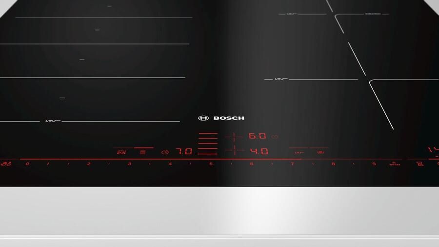 Bosch Serie 8 PXE601DC1E kookplaat Zwart Ingebouwd Inductiekookplaat zones 4 zone(s)