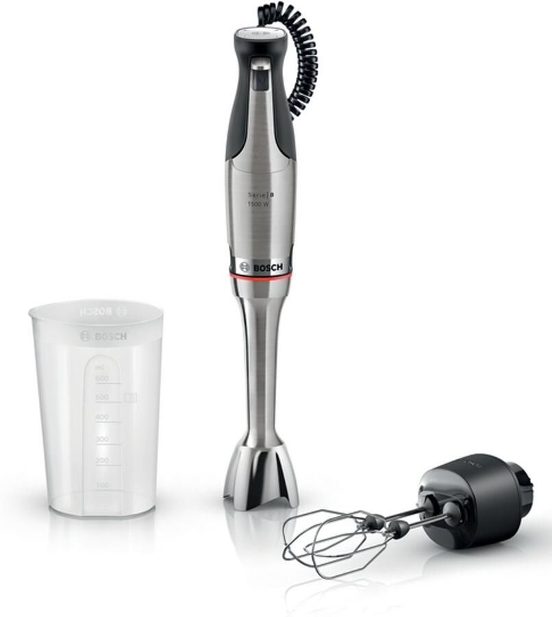 Bosch Serie 8 Staafmixer ErgoMaster 1500 W Roestvrij staal MSM8M914