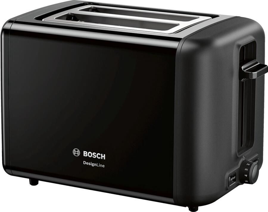 Bosch TAT3P423 DesignLine Broodrooster Zwart