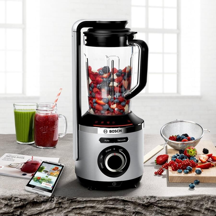 Bosch VitaPower Serie 8 MMBV625M Vacuümblender Zilver