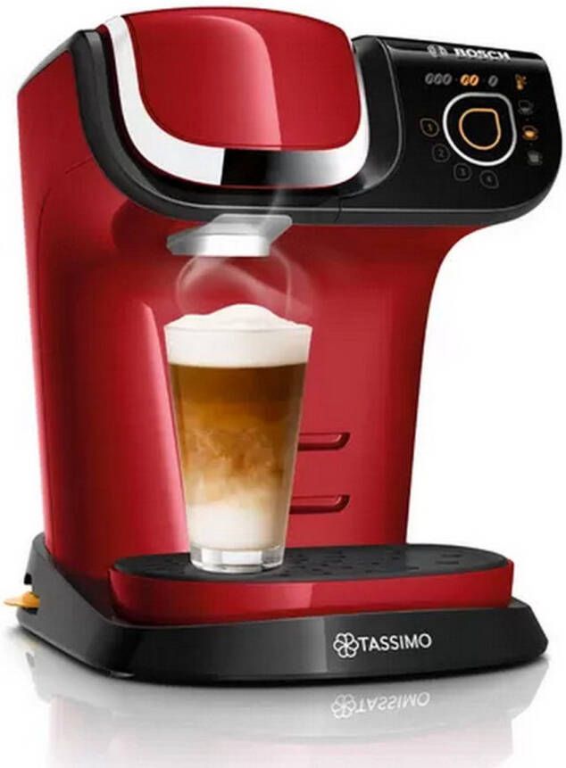 Bosch TAS6503 Tassimo koffiemachine voor meerdere dranken watertank 1 3 L automatische uitschakeling rood - Foto 2